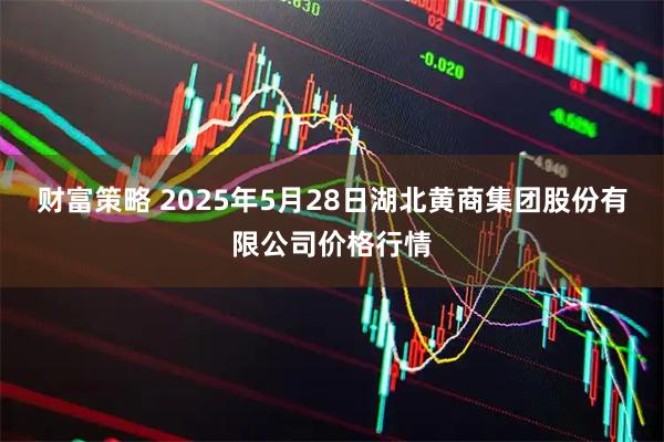 财富策略 2025年5月28日湖北黄商集团股份有限公司价格行情