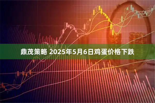 鼎茂策略 2025年5月6日鸡蛋价格下跌