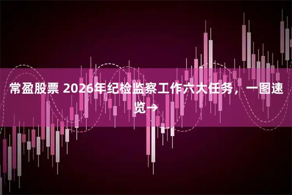 常盈股票 2026年纪检监察工作六大任务，一图速览→